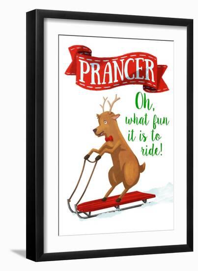 Busy Reindeer III-Sd Graphics Studio-Framed Art Print