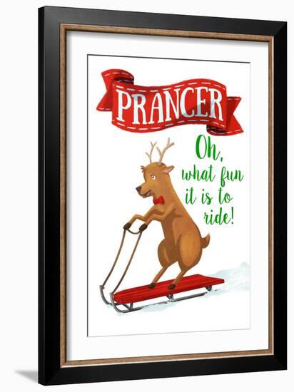 Busy Reindeer III-Sd Graphics Studio-Framed Art Print