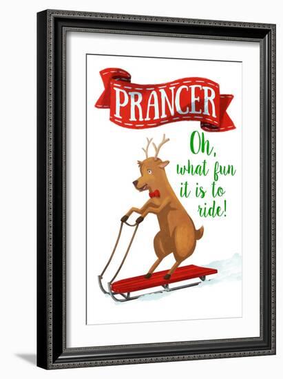 Busy Reindeer III-Sd Graphics Studio-Framed Art Print