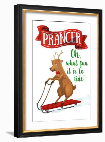 Busy Reindeer III-Sd Graphics Studio-Framed Art Print