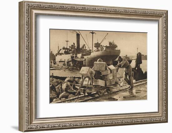 'Busy Scenes in Benghazi', 1943-Unknown-Framed Photographic Print