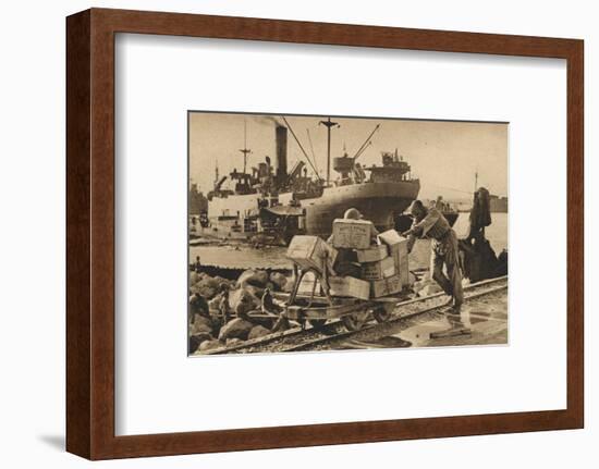 'Busy Scenes in Benghazi', 1943-Unknown-Framed Photographic Print