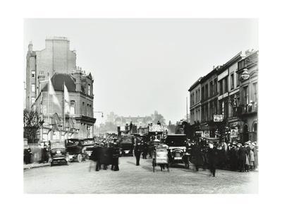 Busy Street by Stamford Bridge Stadium, (Chelsea Football Ground ...