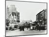 Busy Street by Stamford Bridge Stadium, (Chelsea Football Ground), Fulham, London, 1912-null-Mounted Photographic Print