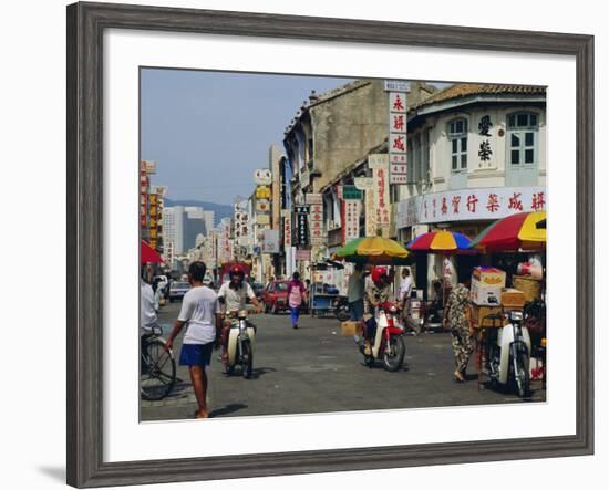 Busy Street, Georgetown, Penang, Malaysia-Fraser Hall-Framed Photographic Print