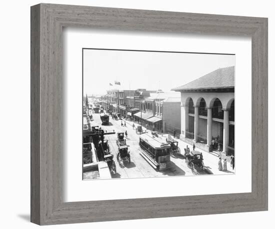 Busy Street in Kingston-null-Framed Photographic Print
