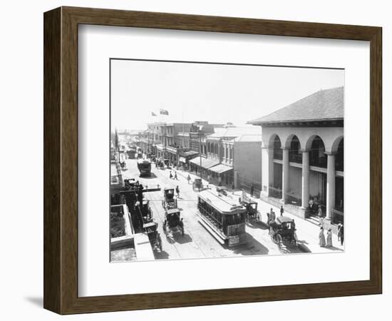 Busy Street in Kingston-null-Framed Photographic Print