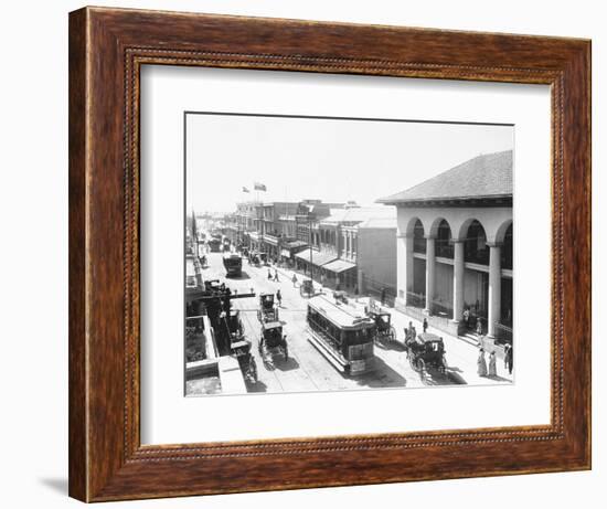 Busy Street in Kingston-null-Framed Photographic Print