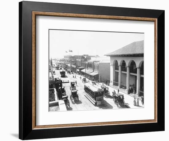 Busy Street in Kingston-null-Framed Photographic Print