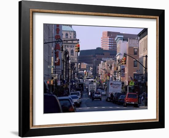 Busy Traffic on Smith Street, Brooklyn, New York, New York State, USA-Yadid Levy-Framed Photographic Print