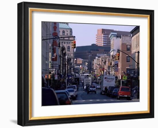 Busy Traffic on Smith Street, Brooklyn, New York, New York State, USA-Yadid Levy-Framed Photographic Print