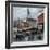 Busy US Navy-Yard in Philadelphia, 1870s-null-Framed Giclee Print