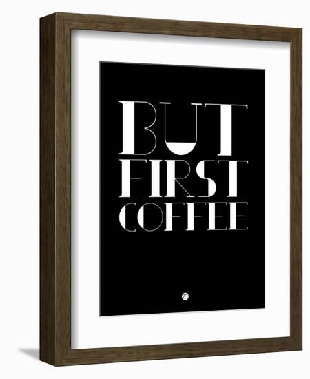 But First Coffee 1-NaxArt-Framed Art Print