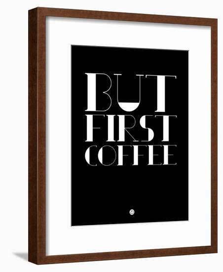 But First Coffee 1-NaxArt-Framed Art Print