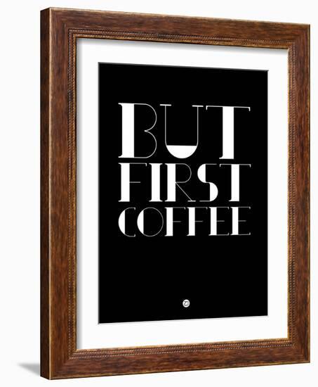 But First Coffee 1-NaxArt-Framed Art Print