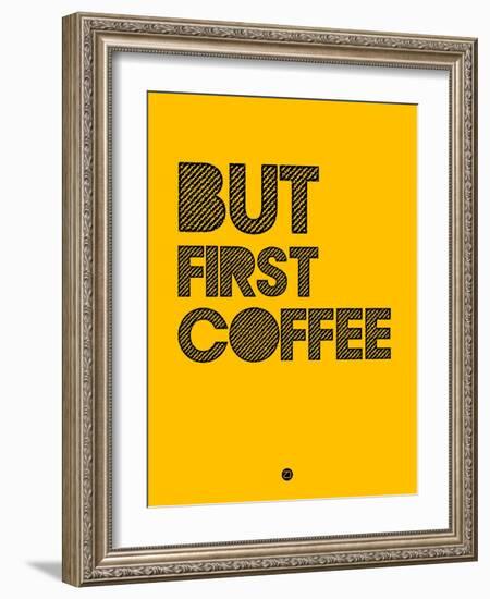 But First Coffee 3-NaxArt-Framed Art Print