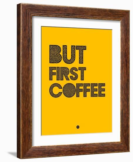 But First Coffee 3-NaxArt-Framed Art Print