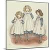 But Flinders Foots Were Cold, from 'April Baby's Book of Tunes', 1900 (Colour Litho)-Kate Greenaway-Mounted Giclee Print