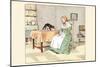 But Mrs. Blaize Died Penniless-Randolph Caldecott-Mounted Art Print