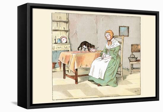 But Mrs. Blaize Died Penniless-Randolph Caldecott-Framed Stretched Canvas