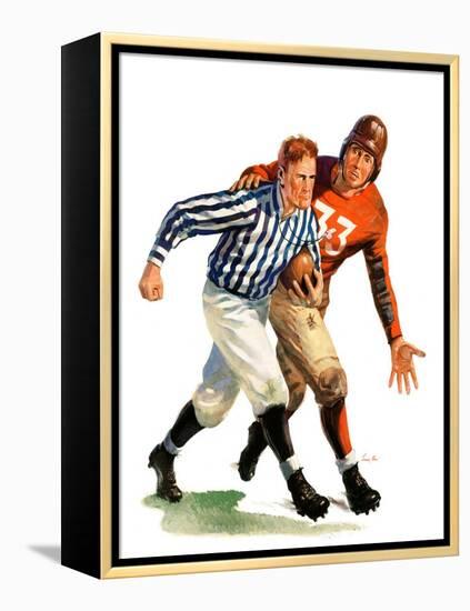 "But Ref!,"October 22, 1938-Lonie Bee-Framed Premier Image Canvas