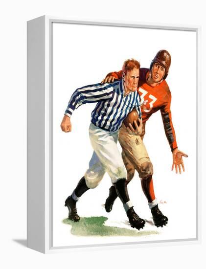 "But Ref!,"October 22, 1938-Lonie Bee-Framed Premier Image Canvas