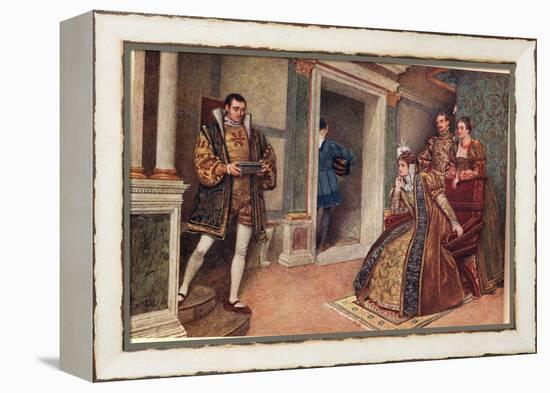 'But Thou, Thou Meagre Lead', Illustration from 'The Merchant of Venice'-Sir James Dromgole Linton-Framed Premier Image Canvas