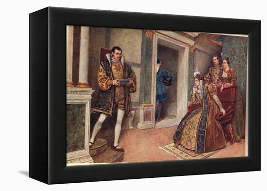 'But Thou, Thou Meagre Lead', Illustration from 'The Merchant of Venice'-Sir James Dromgole Linton-Framed Premier Image Canvas