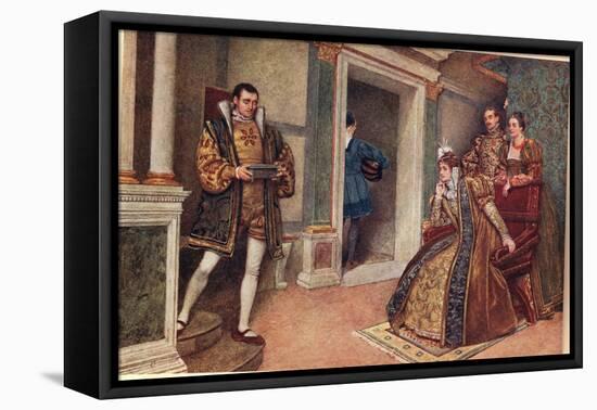 'But Thou, Thou Meagre Lead', Illustration from 'The Merchant of Venice'-Sir James Dromgole Linton-Framed Premier Image Canvas