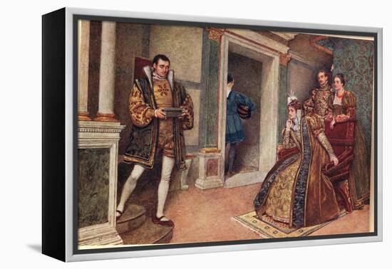 'But Thou, Thou Meagre Lead', Illustration from 'The Merchant of Venice'-Sir James Dromgole Linton-Framed Premier Image Canvas