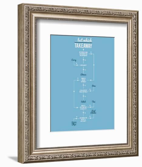 But Which Take-Away?-Stephen Wildish-Framed Giclee Print