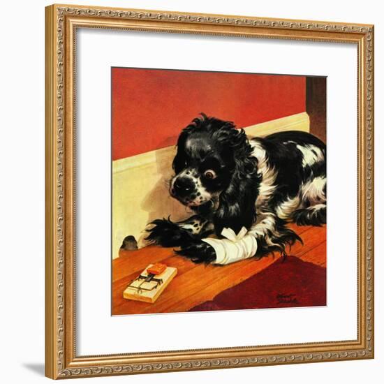 "Butch and Mousetrap," June 8, 1946-Albert Staehle-Framed Giclee Print