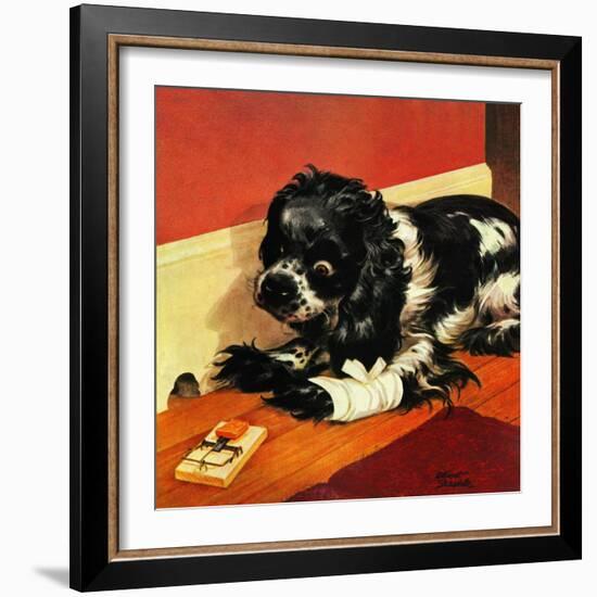 "Butch and Mousetrap," June 8, 1946-Albert Staehle-Framed Giclee Print