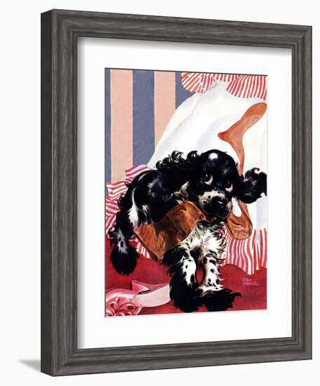 "Butch and the Nylons," February 15, 1947-Albert Staehle-Framed Giclee Print