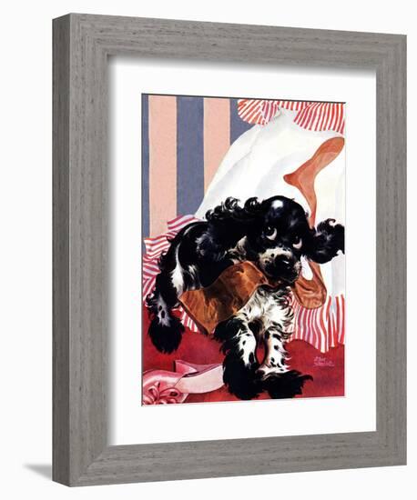 "Butch and the Nylons," February 15, 1947-Albert Staehle-Framed Giclee Print