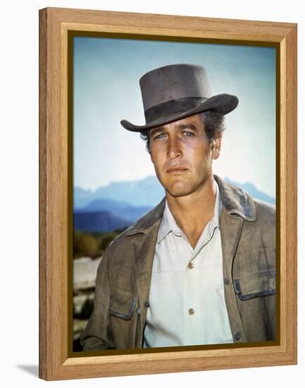 BUTCH CASSIDY AND THE SUNDANCE KID, 1969 directed by GEORGE ROY H Paul Newman (photo)-null-Framed Stretched Canvas