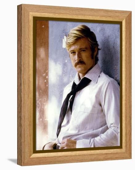 BUTCH CASSIDY AND THE SUNDANCE KID, 1969 directed by GEORGE ROY H Robert Redford (photo)-null-Framed Stretched Canvas