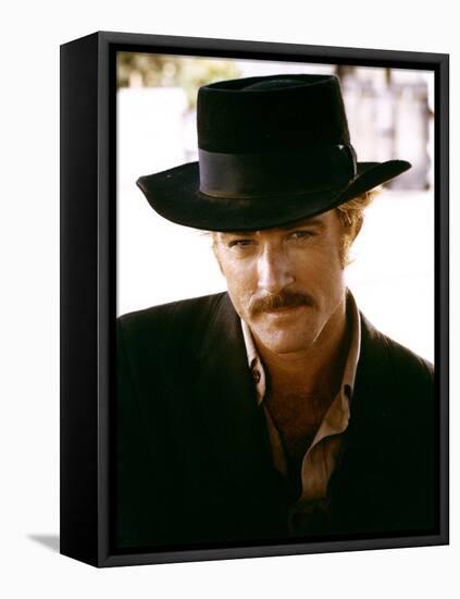 BUTCH CASSIDY AND THE SUNDANCE KID, 1969 directed by GEORGE ROY H Robert Redford (photo)-null-Framed Stretched Canvas