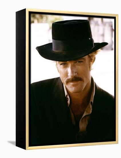 BUTCH CASSIDY AND THE SUNDANCE KID, 1969 directed by GEORGE ROY H Robert Redford (photo)-null-Framed Stretched Canvas