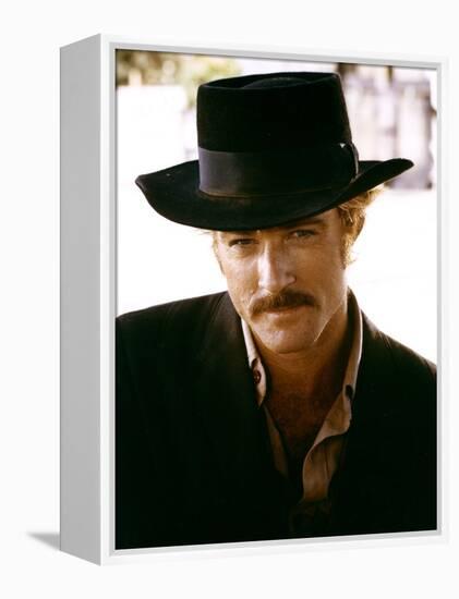 BUTCH CASSIDY AND THE SUNDANCE KID, 1969 directed by GEORGE ROY H Robert Redford (photo)-null-Framed Stretched Canvas