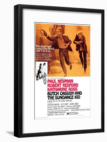 Butch Cassidy and the Sundance Kid, 1969-null-Framed Art Print