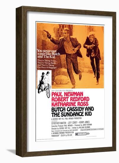 Butch Cassidy and the Sundance Kid, 1969-null-Framed Art Print