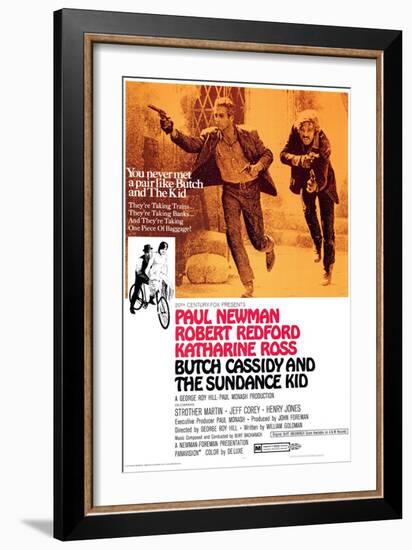 Butch Cassidy and the Sundance Kid, 1969-null-Framed Art Print