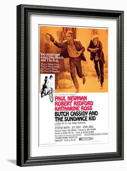 Butch Cassidy and the Sundance Kid, 1969-null-Framed Art Print