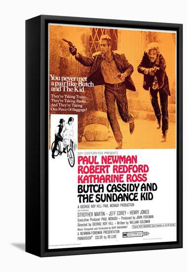 Butch Cassidy and the Sundance Kid, 1969-null-Framed Stretched Canvas