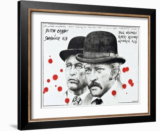 Butch Cassidy and the Sundance Kid, 1969-null-Framed Art Print