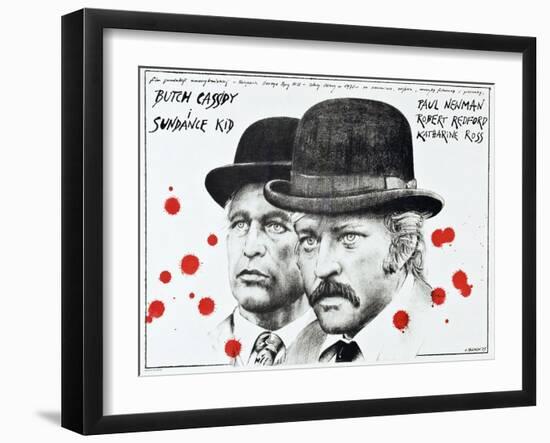 Butch Cassidy and the Sundance Kid, 1969-null-Framed Art Print