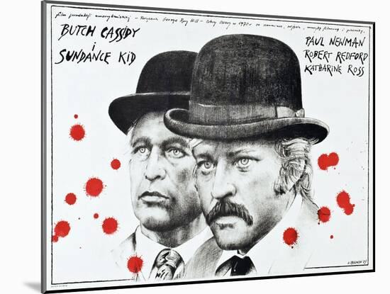 Butch Cassidy and the Sundance Kid, 1969-null-Mounted Art Print