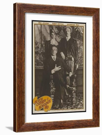 Butch Cassidy and the Sundance Kid, French Movie Poster, 1969-null-Framed Art Print