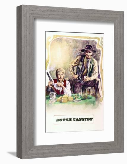 Butch Cassidy and the Sundance Kid - Movie Poster Reproduction-null-Framed Photo